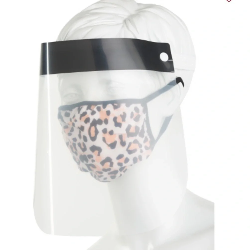 Clear Face Shield & Mask 2Pc Adults Mask Set